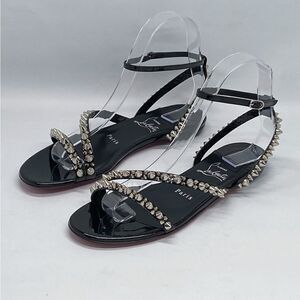 Christian Louboutin Mafaldina Spikes Ankle Strap Sandal size 36